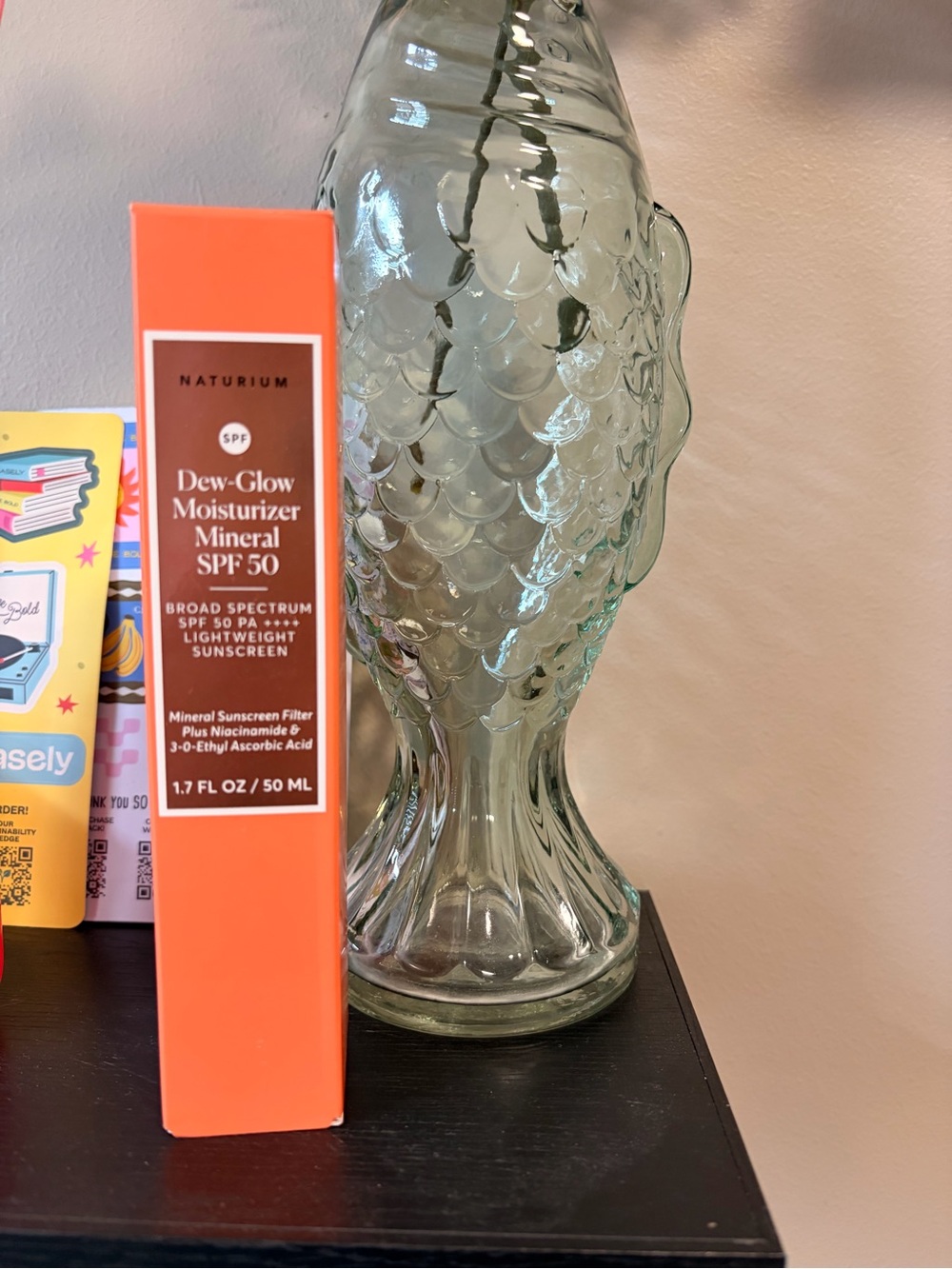 Naturium Dew-Glow Moisturizer Mineral SPF 50 — Orange Highlighter Finish